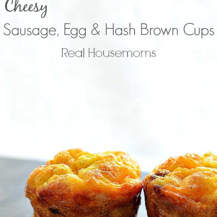 Cheesy Sausage, Egg & Hash Brown Cups Recipe
