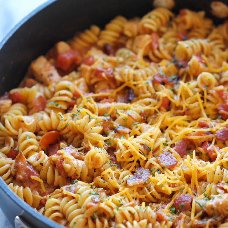 One Pot BBQ Chicken Pasta Recipe