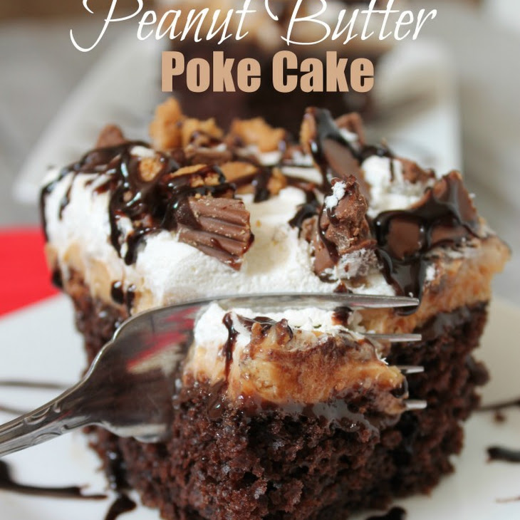 Six Sisters Peanut Butter Poke Cake Six Sisters Peanut Butter Poke Cake
