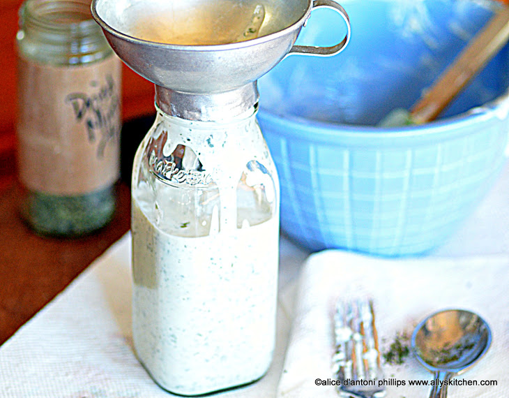 Buttermilk Mint Bleu Cheese Dressing Recipe