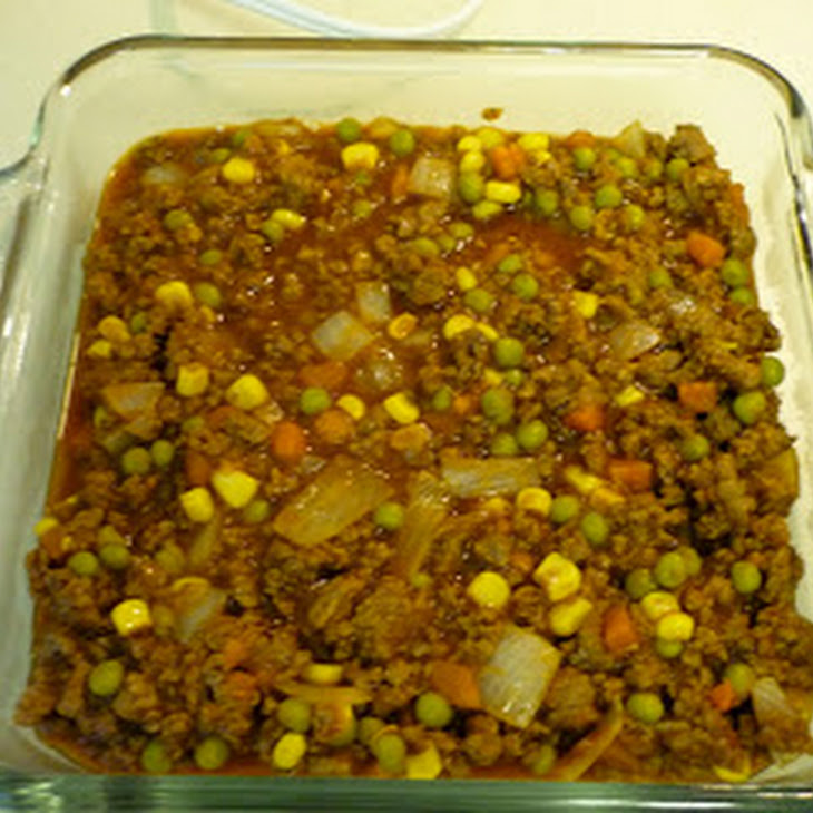 GROUND BEEF WITH CORN, PEAS AND CARROTS Recipe