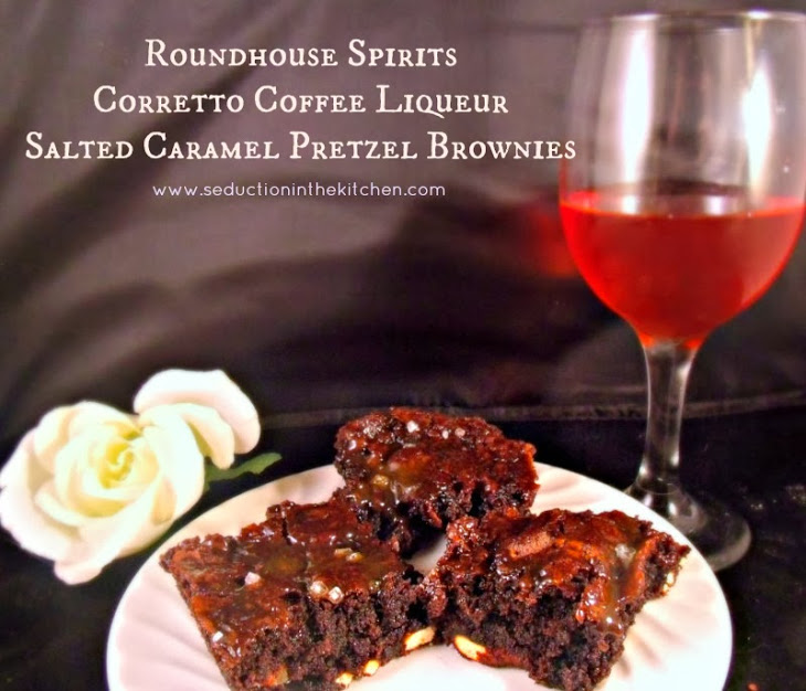 Roundhouse Spirits Corretto Coffee Liqueur Salted Caramel Pretzel
