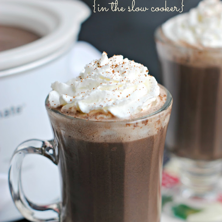 Slow Cooker Egg Nog Hot Cocoa Recipe