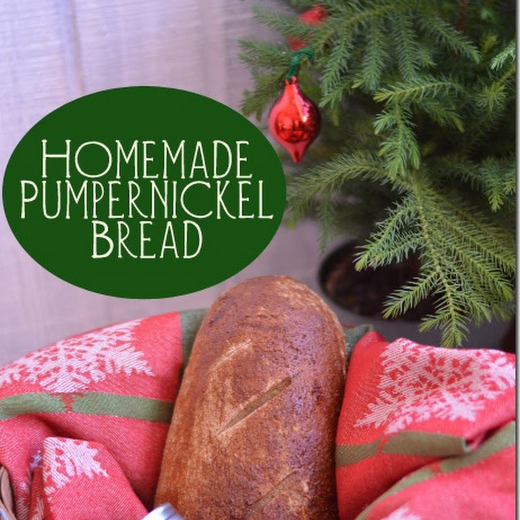 Homemade Pumpernickel Bread Recipe