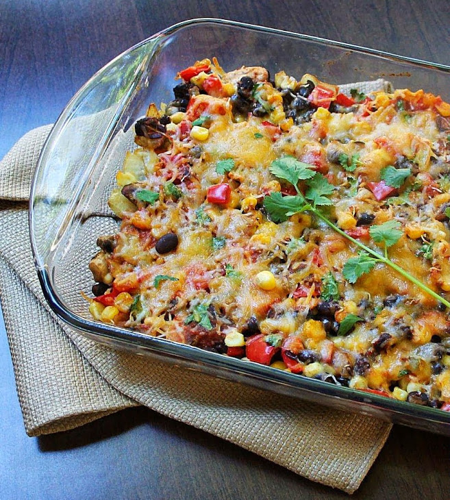 Autumn Harvest Black Bean Casserole Recipe