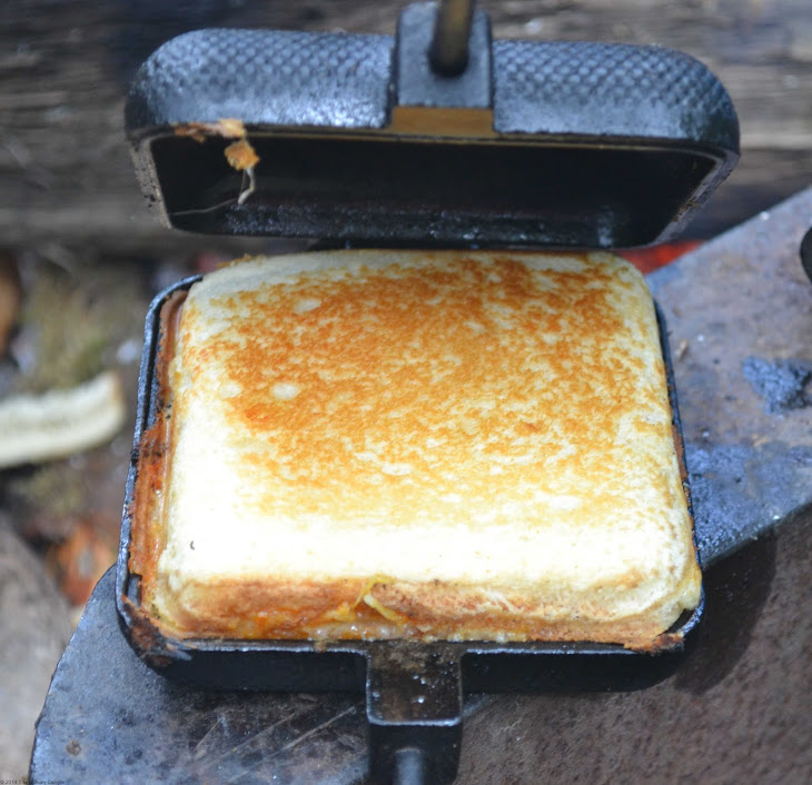 Pie Iron Grilled Cheese Sandwich Recipe