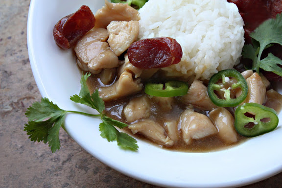 Chicken in Brown Gravy over Rice Recipe