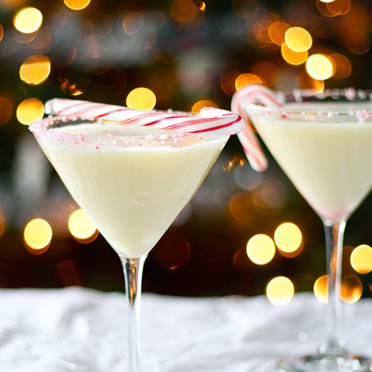 Creamy DairyFree Candy Cane Cocktail Recipe