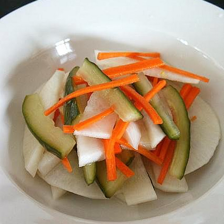 Pickled Radish, Cucumber and Carrot Recipe