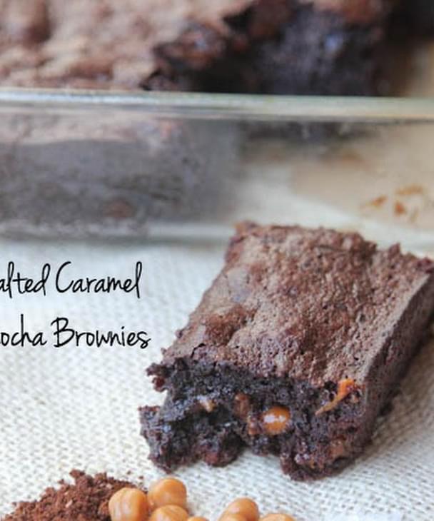 Salted Caramel Mocha Brownies Recipe