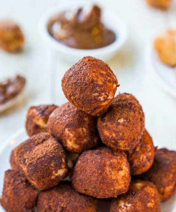 One Hour Chocolate And Cinnamon Sugar Soft Pretzel Bites Vegan Recipe