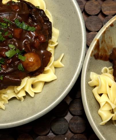 Mushroom Bourguignon Recipe