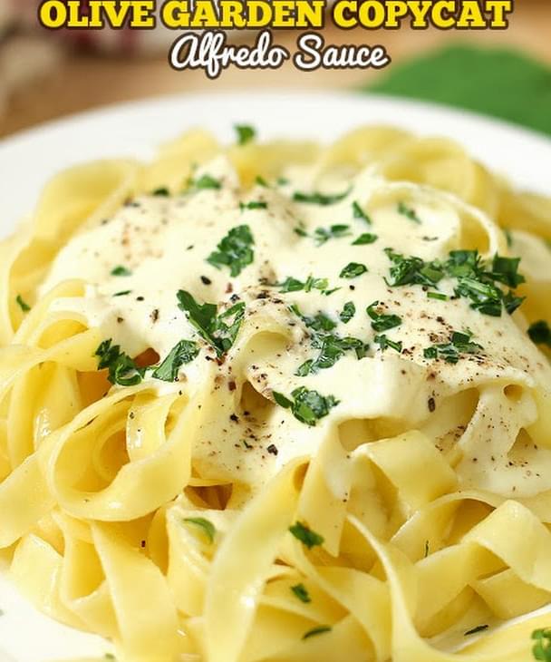 Olive Garden Copycat Alfredo Sauce Recipe