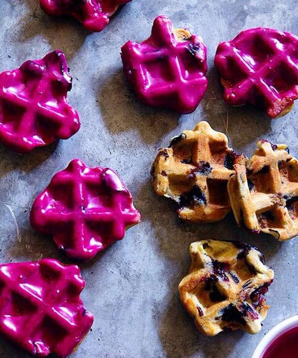 Blueberry Waffle Cookies Recipe