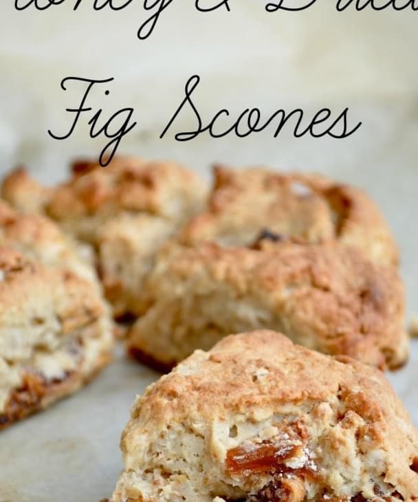 Honey Dried Fig Scones Recipe