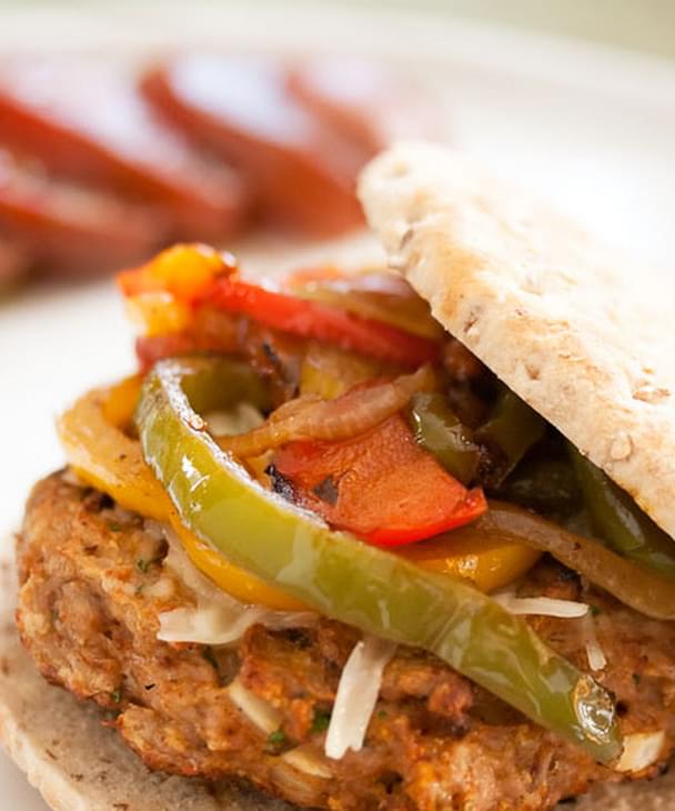 Chicken Fajita Burgers Recipe