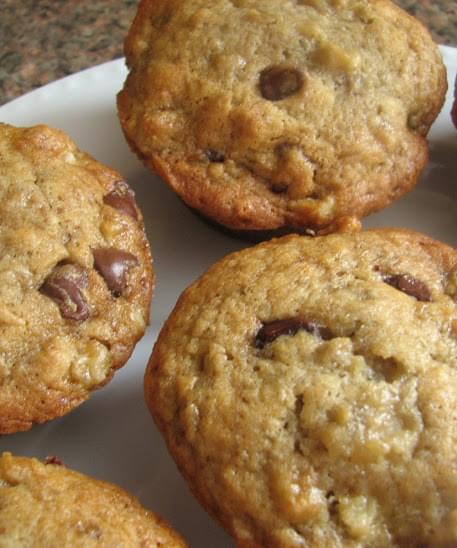 Banana Espresso Chocolate Chip Muffins Recipe