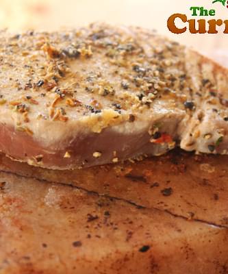 Seared Tuna Cooked On A Himalayan Salt Block With A Tomato Chutney Recipe