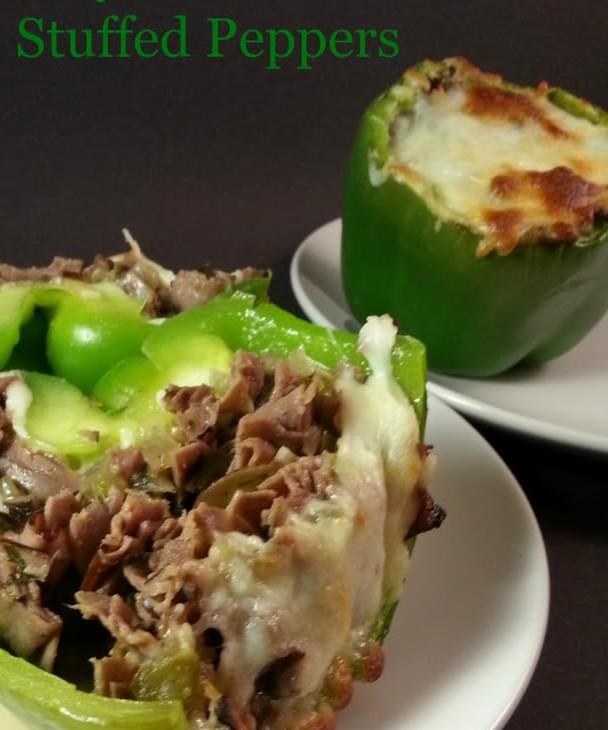 Philly Cheesesteak Stuffed Peppers Recipe