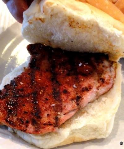 Grilled Memphis Pork Tenderloin Filet Sandwiches Recipe