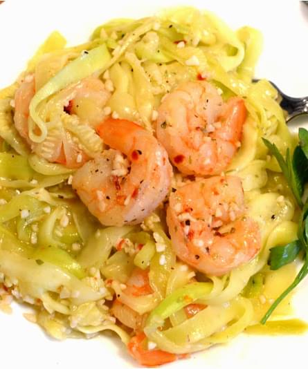 Zucchini Shrimp Scampi Recipe