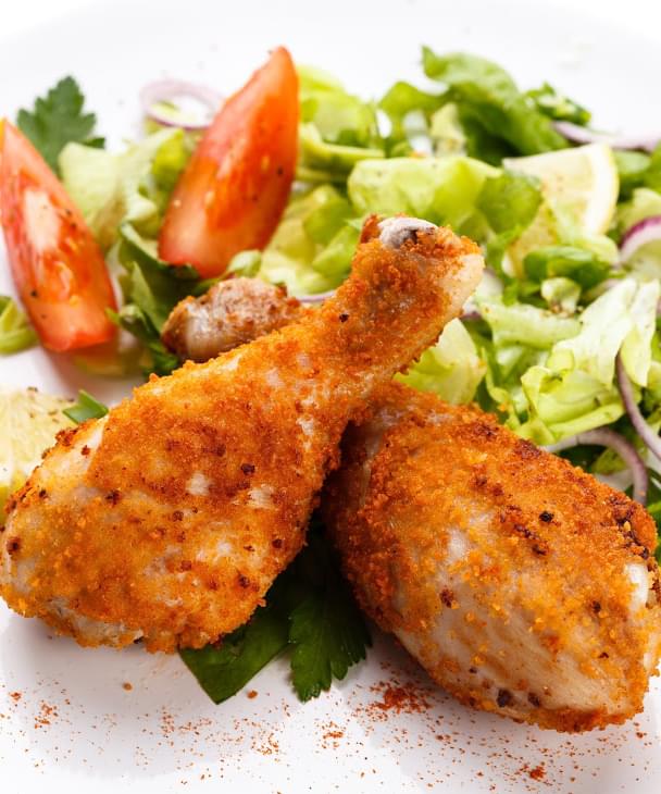 Breaded And Baked Chicken Drumsticks Recipe