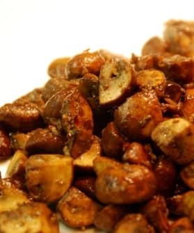 Spicy Sautãed Mushrooms With Anchovy