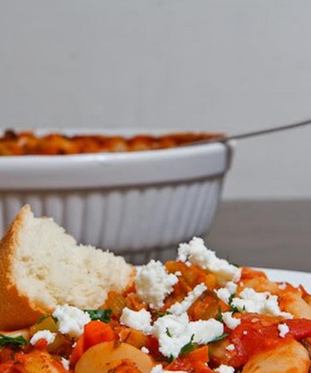 Gigantes Plaki Greek Baked Beans Recipe