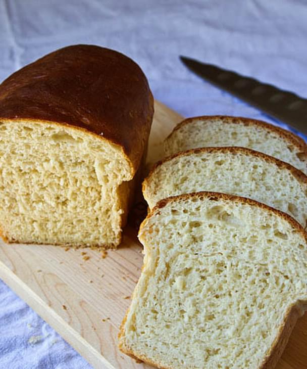 Milk Shokupan Japanese Style White Sandwich Bread Recipe