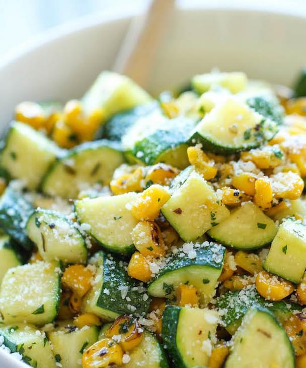 Parmesan Zucchini And Corn Recipe