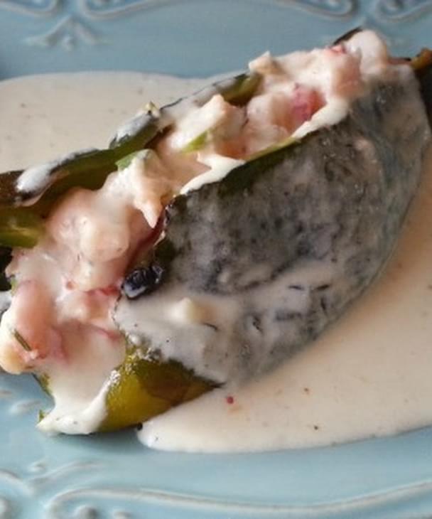 Shrimp Stuffed Poblano Peppers Recipe