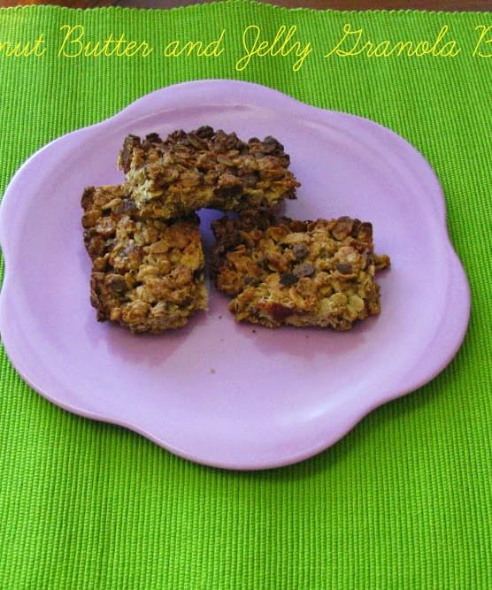 Peanut Butter And Jelly Granola Bars Recipe