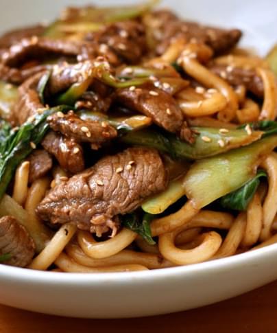 Yaki Udon With Beef Recipe