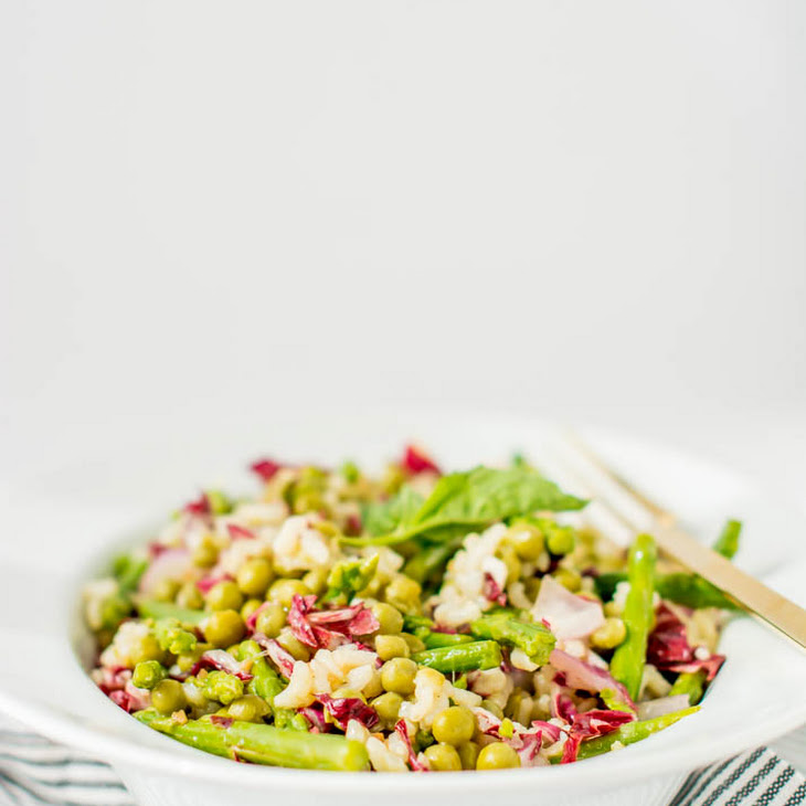 Arborio Rice with Peas and Asparagus Recipe