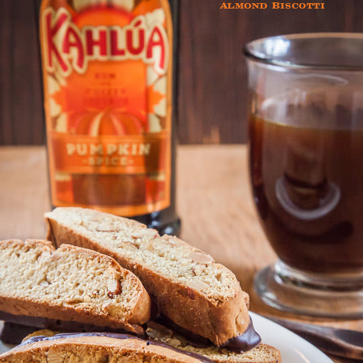 Chocolate Dipped Kahlúa Pumpkin Spice Almond Biscotti Recipe