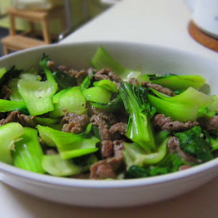 Stir Fry Beef and Baby Bok Choy Recipe