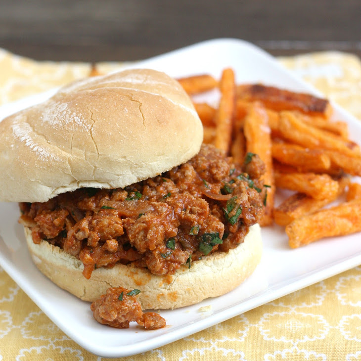 Ground Turkey Sloppy Joes with Hoisin and Cilantro Recipe