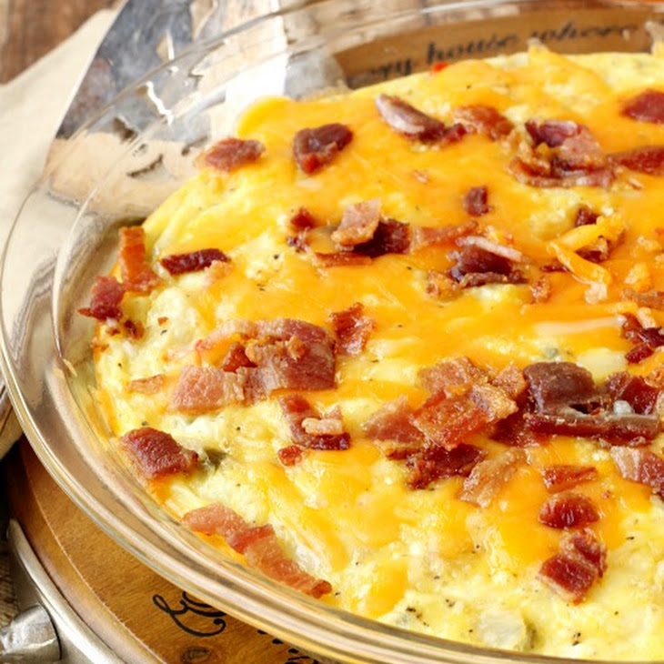 Baked Potato Bacon Egg Breakfast Skillet Recipe