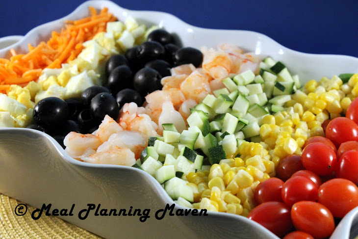 Shrimp Cobb Salad with Honey Dijon Dressing Recipe