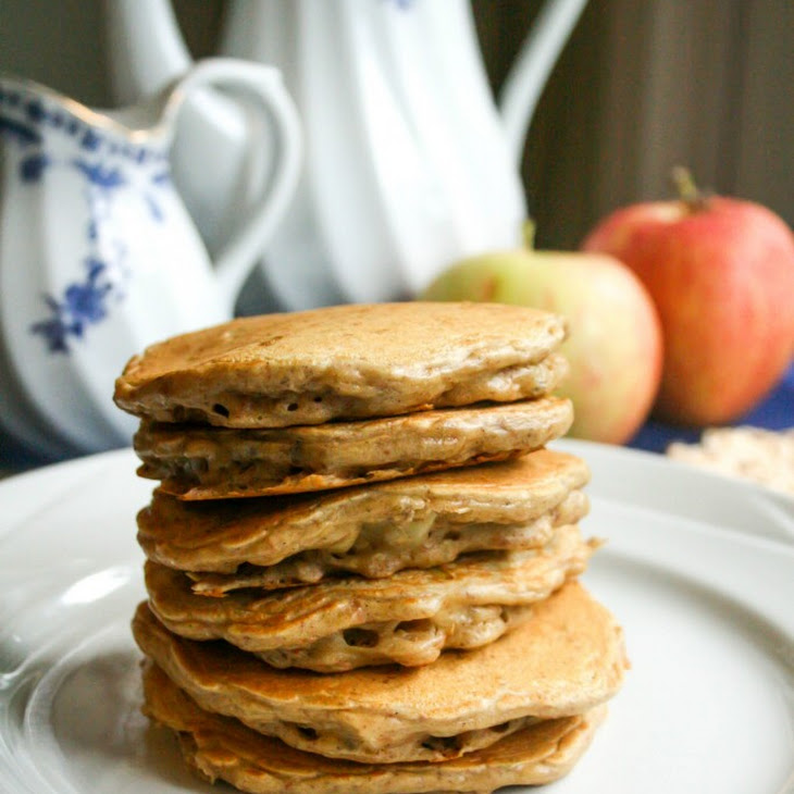 Apple Oat Pancakes Recipe