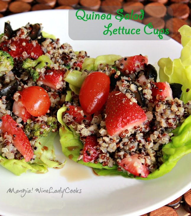 Quinoa Salad Lettuce Cups Recipe