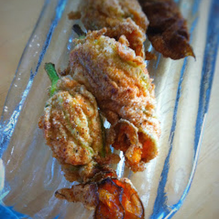 RicottaStuffed Squash Blossoms Recipe