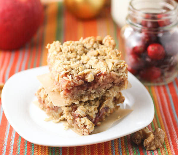 Cranberry Apple Butter Bars Recipe