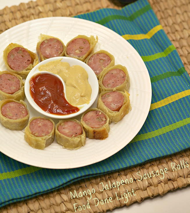 Mango Jalapeno Sausage Rolls appetizerweek notsosimplesyrup Recipe