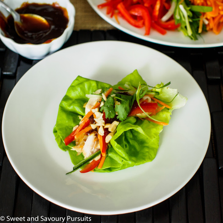 Chicken and Vegetable Lettuce Bundles Recipe