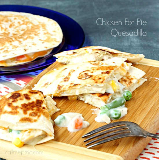 Chicken Pot Pie Quesadilla Recipe