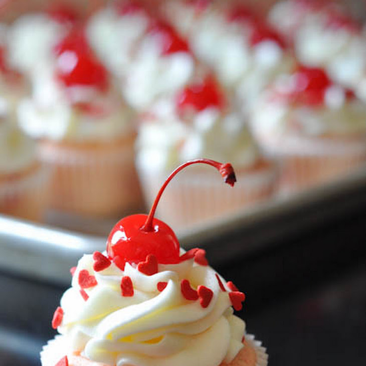 Maraschino Cherry Cupcakes Recipe