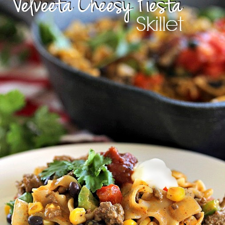 VELVEETA Cheesy Fiesta Skillet! Recipe