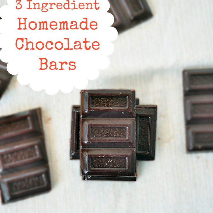 3 Ingredient Chocolate Bars Recipe
