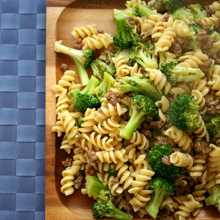 Broccoli Sausage Rotini Recipe